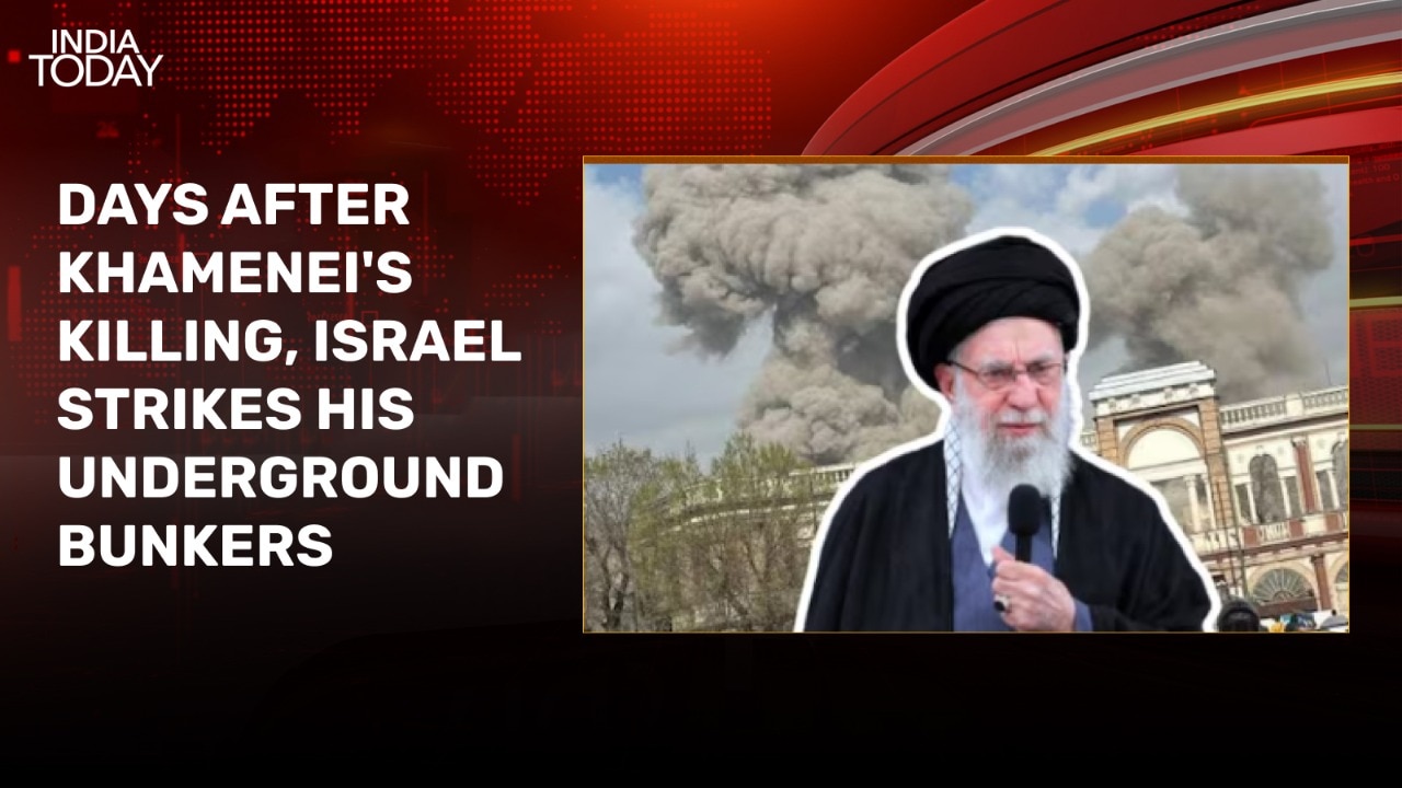 50 Israeli jets pound Khamenei's underground bunkers in Tehran after his killing