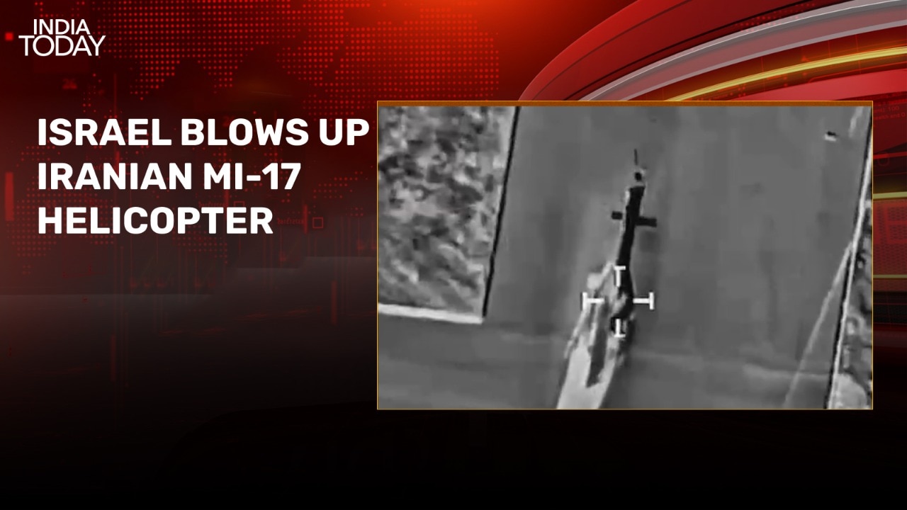 Israel claims strike on Iranian MI-17 helicopter at Hamadan's Sanandaj airport