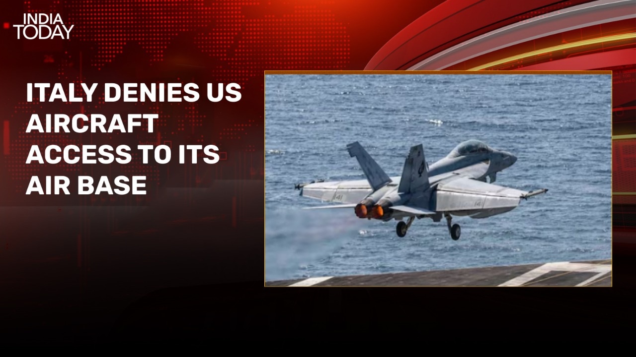 Italy denies US aircraft permission to use Sicily air base for West Asia Ops