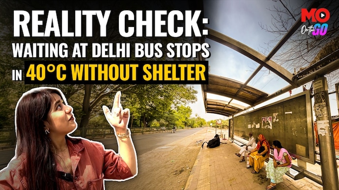 Reality check: How Delhi bus stops lack shelter in 40°C heat | Ground report Delhi Shelter