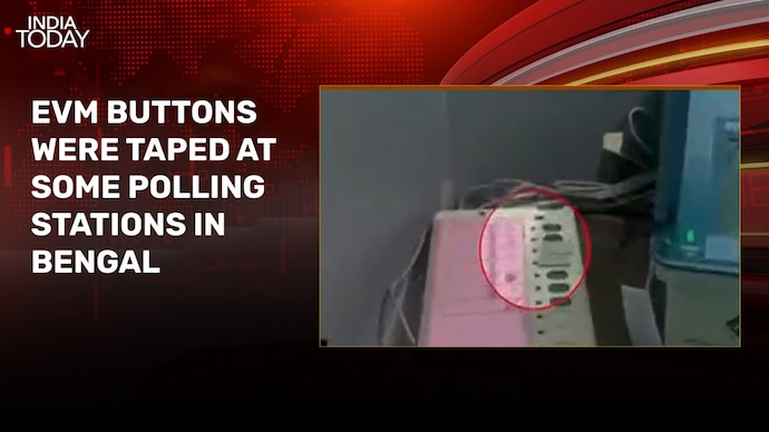 Bengal polls: EC orders re-polling at polling booths where EVMs were taped