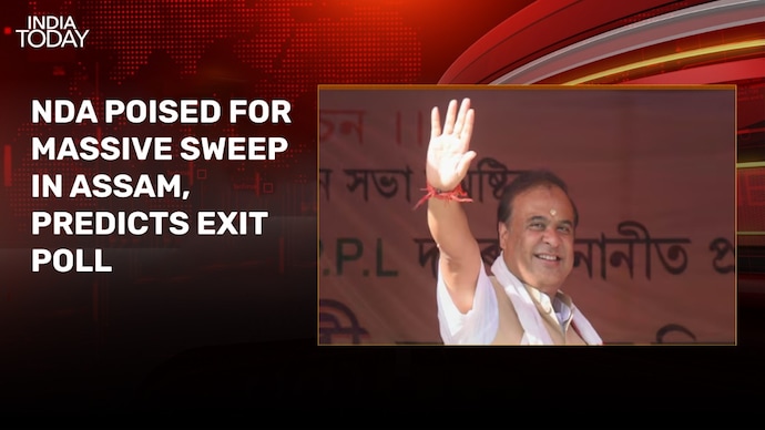BJP hat-trick in Assam with 88-100 seats, predicts Axis My India exit poll