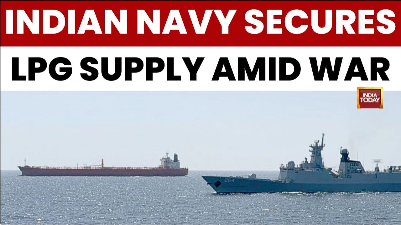 Indian Navy escorts 9th LPG vessel Green Asha through Strait of Hormuz