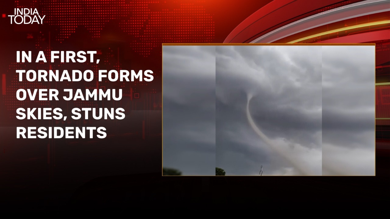 Video: Rare tornado stuns Jammu's Akhnoor; sparks awe, anxiety among residents