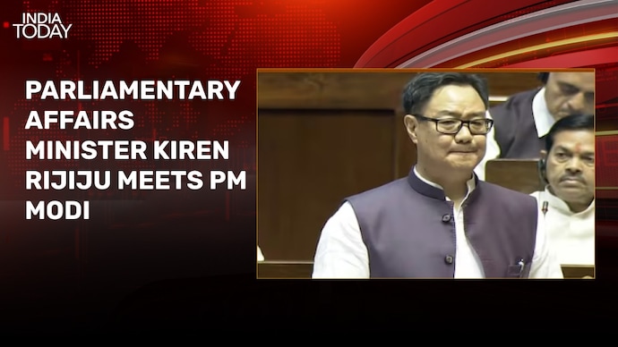 Kiren Rijiju meets PM ahead of voting on women's quota, delimitation bills