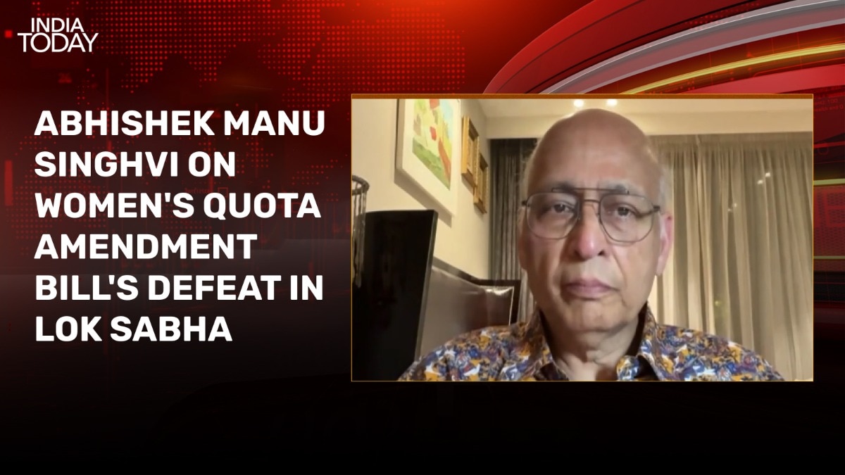 BJP exposed to be wolf in sheep's clothing: Abhishek Singhvi on women quota defeat