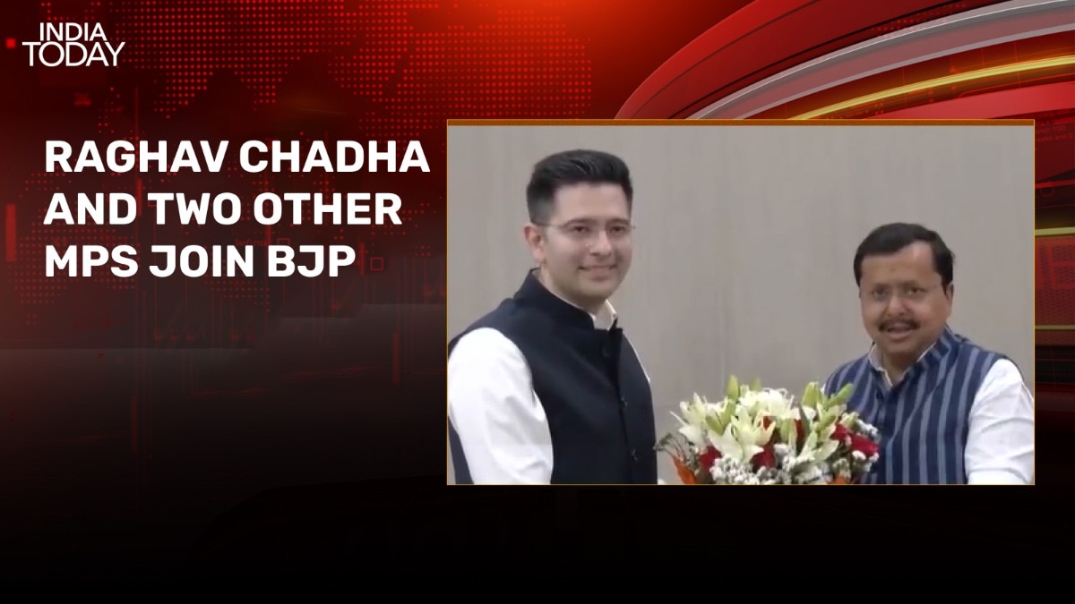 Raghav Chadha, Ashok Mittal, Sandeep Pathak, join BJP