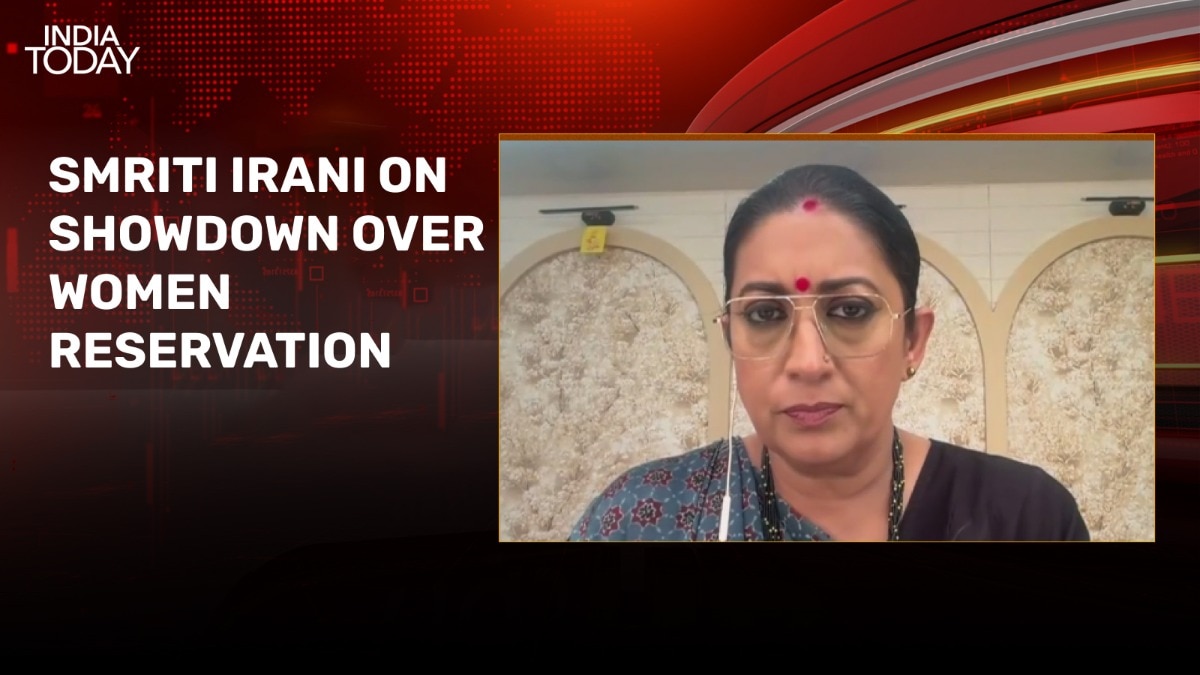 Why didn't Congress-led UPA pass women quota bill in Lok Sabha, asks Smriti Irani