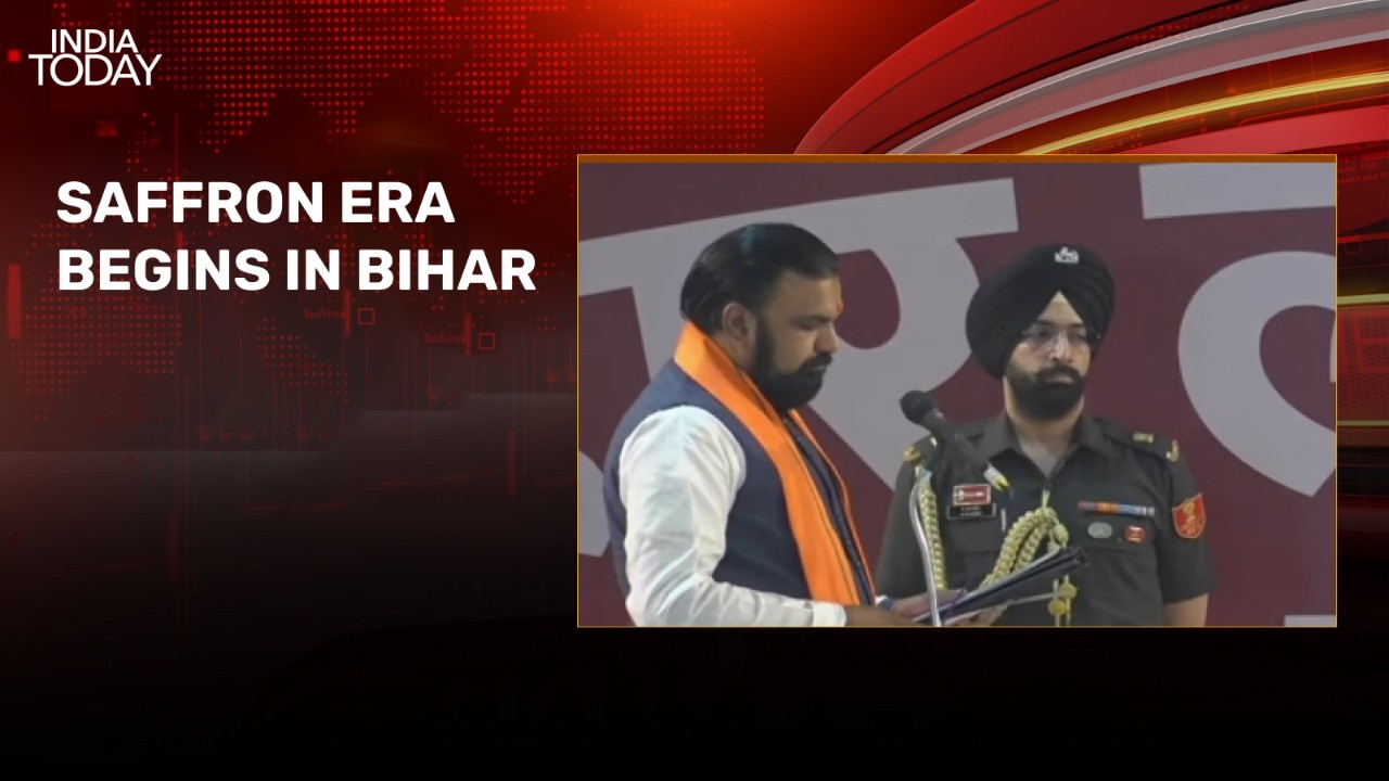 Samrat Choudhary takes oath as Bihar Chief Minister