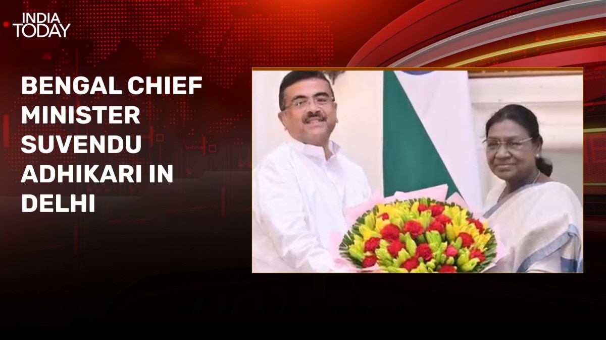 Bengal CM Suvendu Adhikari meets President Murmu in Delhi