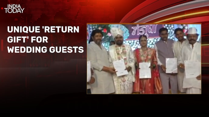 Maharashtra groom's family gifts Rs 1 lakh insurance cover to 3,500 wedding guests