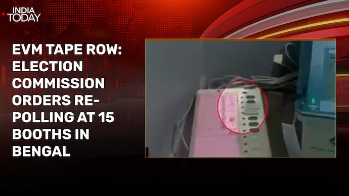 Poll panel orders repolling at 15 Bengal booths tomorrow amid EVM tape row