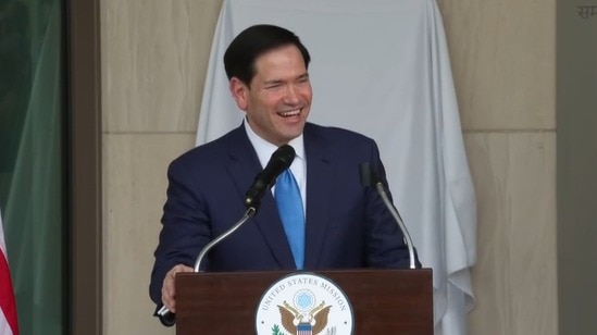 It's hot: Marco Rubio feels the Delhi heat, keeps press conference short