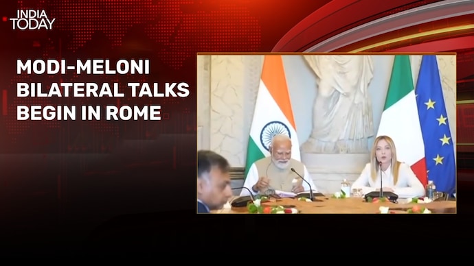 PM Modi, Giorgia Meloni hold talks in Rome; trade, defense ties on agenda