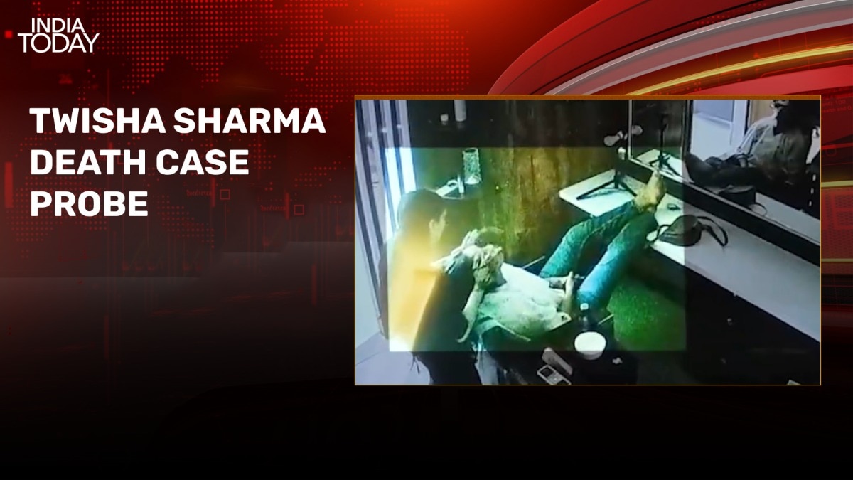 New CCTV footage shows Twisha Sharma at beauty parlour hours before her death