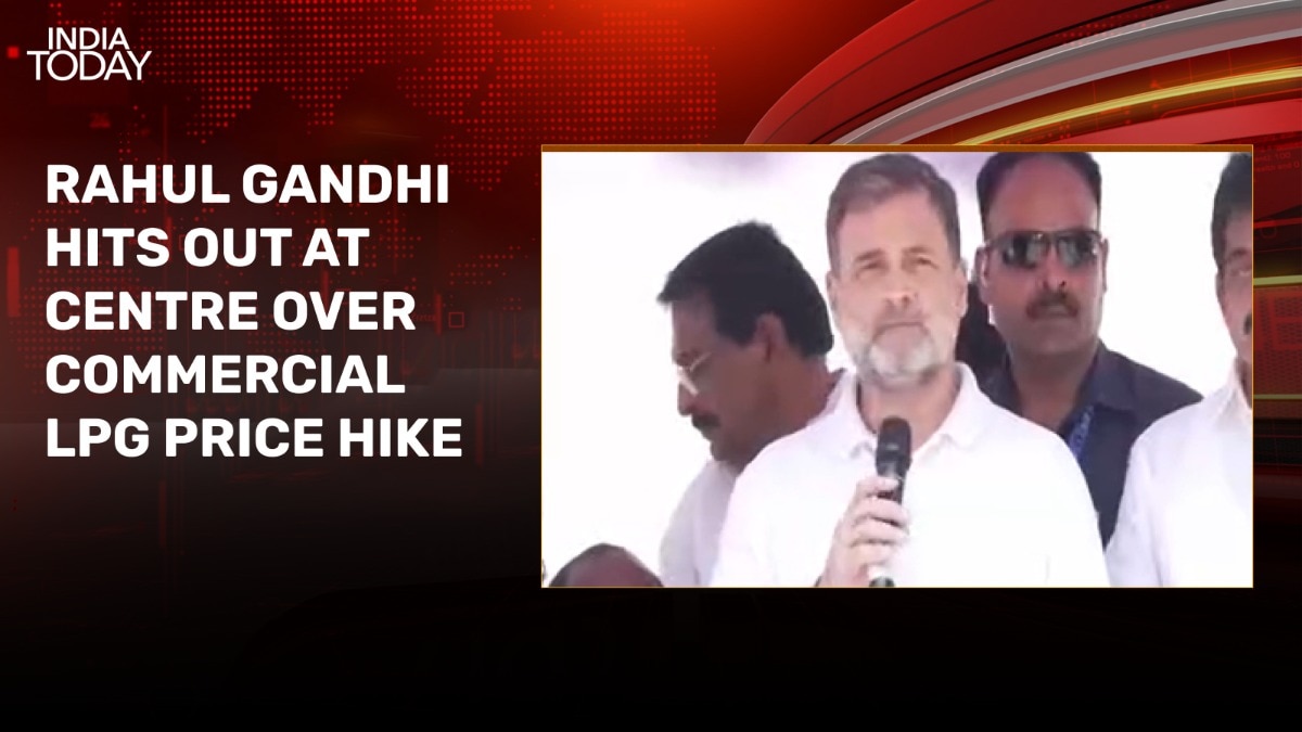 First strike on gas, next on fuel: Rahul slams govt over commercial LPG price hike