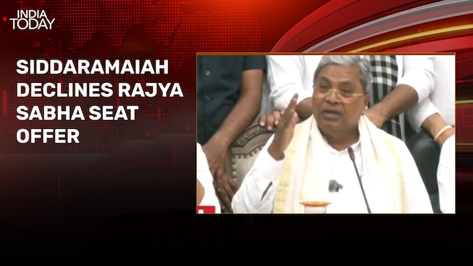 Siddaramaiah rejects Rajya Sabha offer, says has no interest in national politics