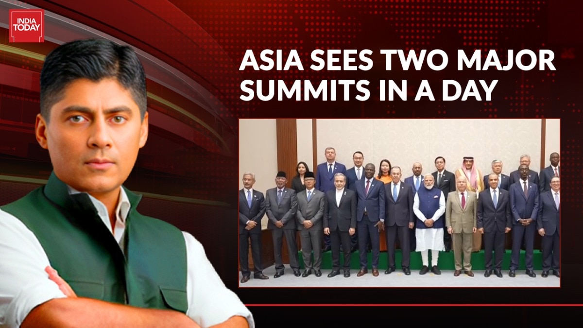 BRICS FMs huddle in Delhi; Trump-Xi Summit in Beijing; and more