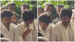 Vijay gets emotional while consoling Jiiva at RB Choudary's home. Video Vijay gets emotional while consoling Jiiva at RB Choudary’s home. Video