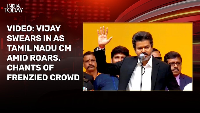 Vijay takes oath as Tamil Nadu's Chief Minister