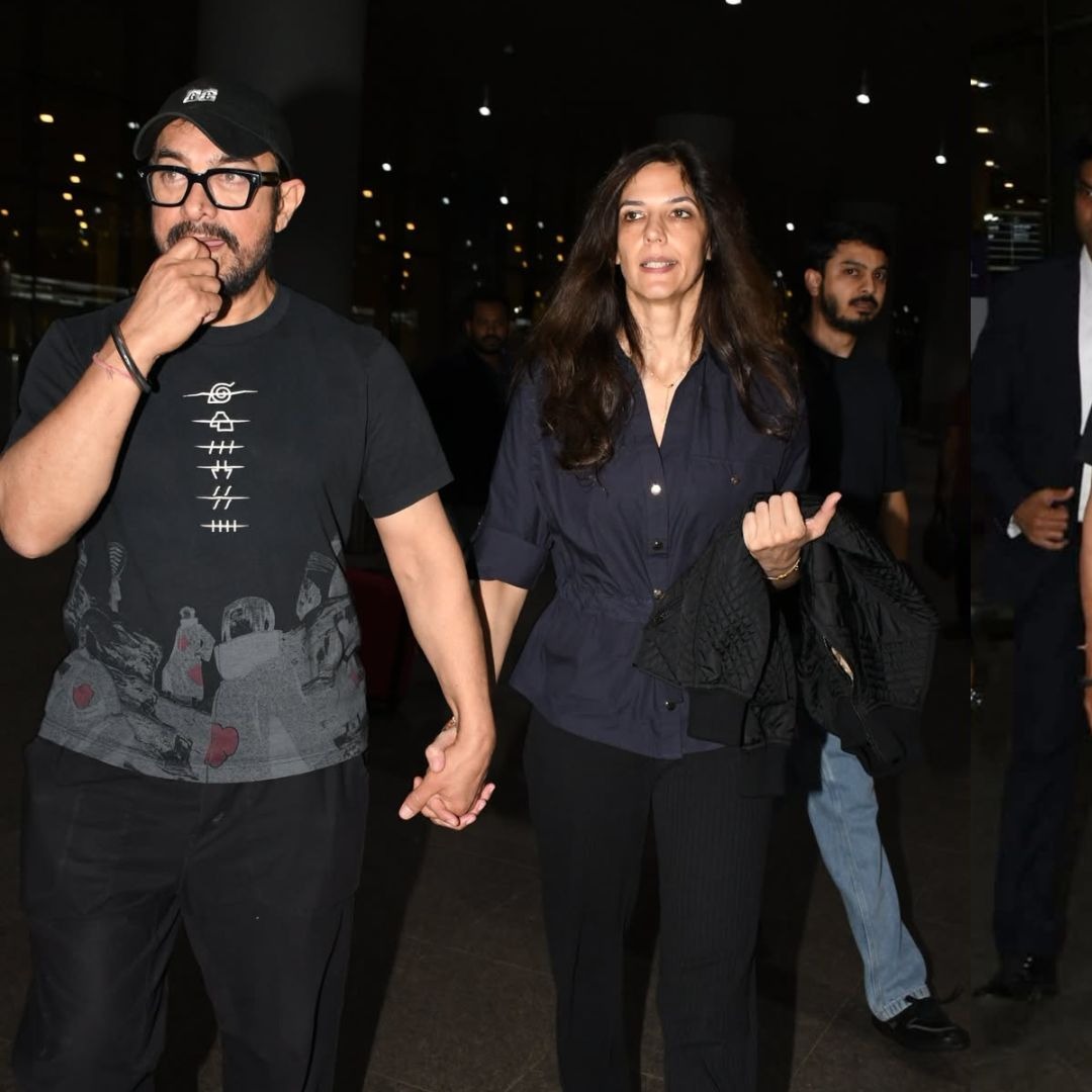 Aamir Khan-Gauri Spratt make first appearance after wedding announcement. Watch