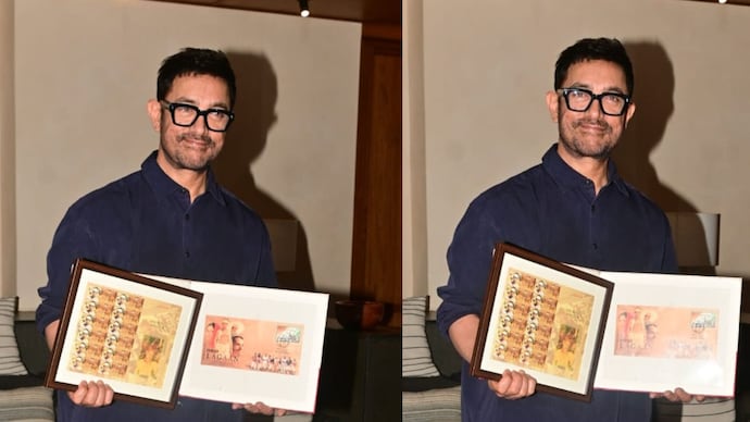 Lagaan at 25: Aamir Khan, Ashutosh Gowariker honoured with commemorative cover