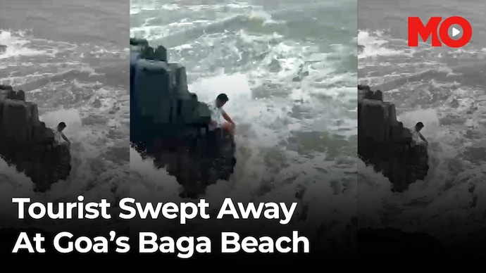 Tourist swept away at Goa’s Baga Beach Baga Beach