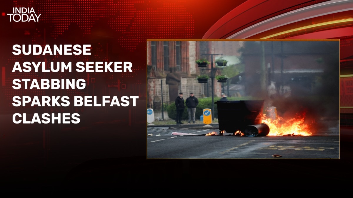 Violent protests in Belfast after Sudanese asylum seeker att