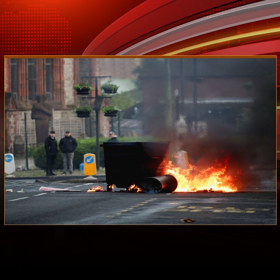 Violent protests in Belfast after Sudanese asylum seeker attempts to 'behead' man