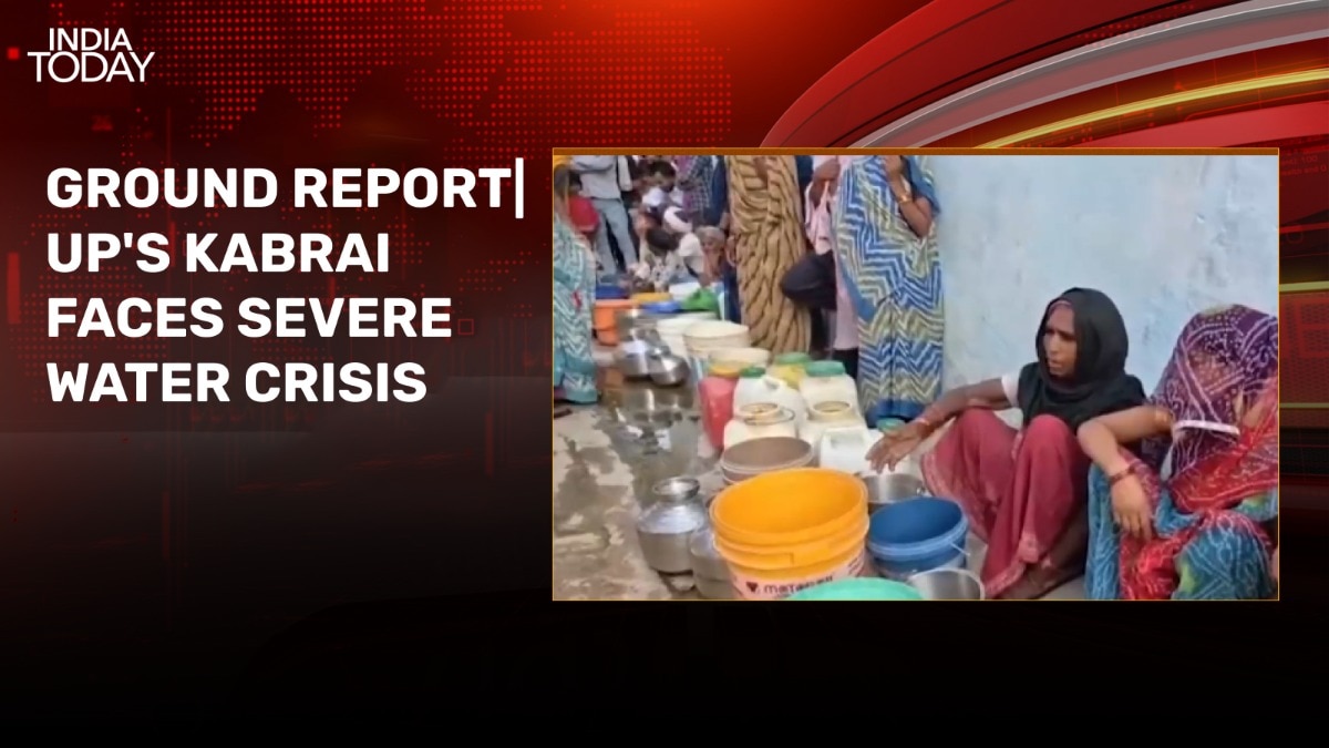 Water tank built, supply missing: Villagers in UP's Kabrai battle water crisis