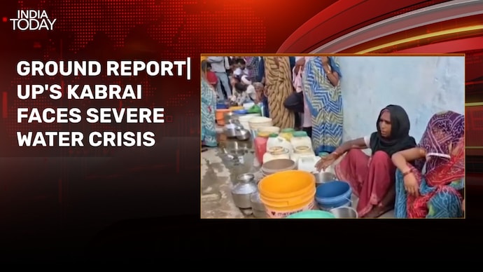 Water tank built, supply missing: Villagers in UP's Kabrai battle water crisis