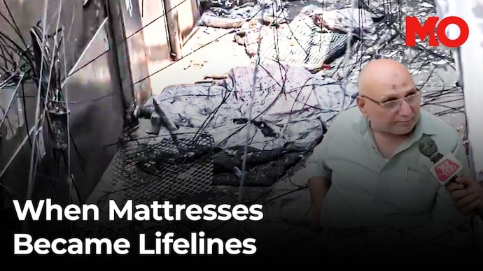 How mattresses became lifelines in the Malviya Nagar fire Malviya Nagar fire