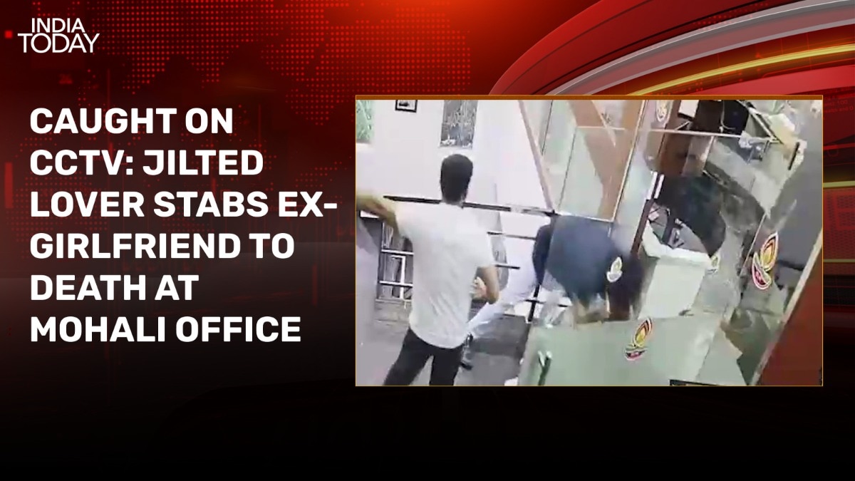Man stabs ex-girlfriend inside office after break-up, incident caught on CCTV