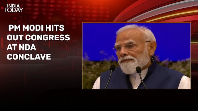PM Modi slams Congress with 'Hindu growth rate' jibe