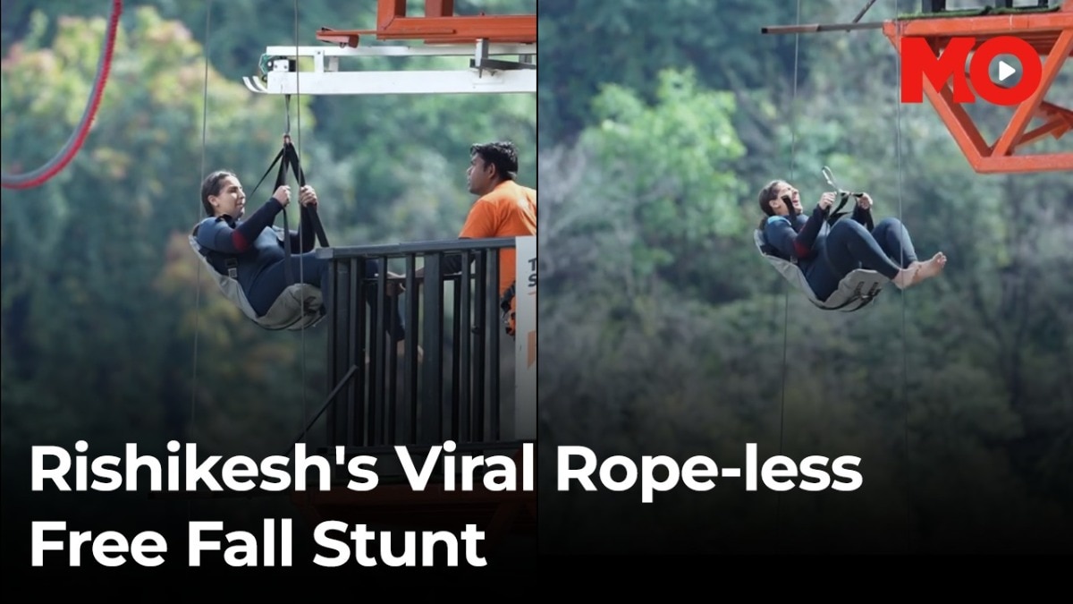 Rishikesh's viral rope-less free fall: Would you take this j