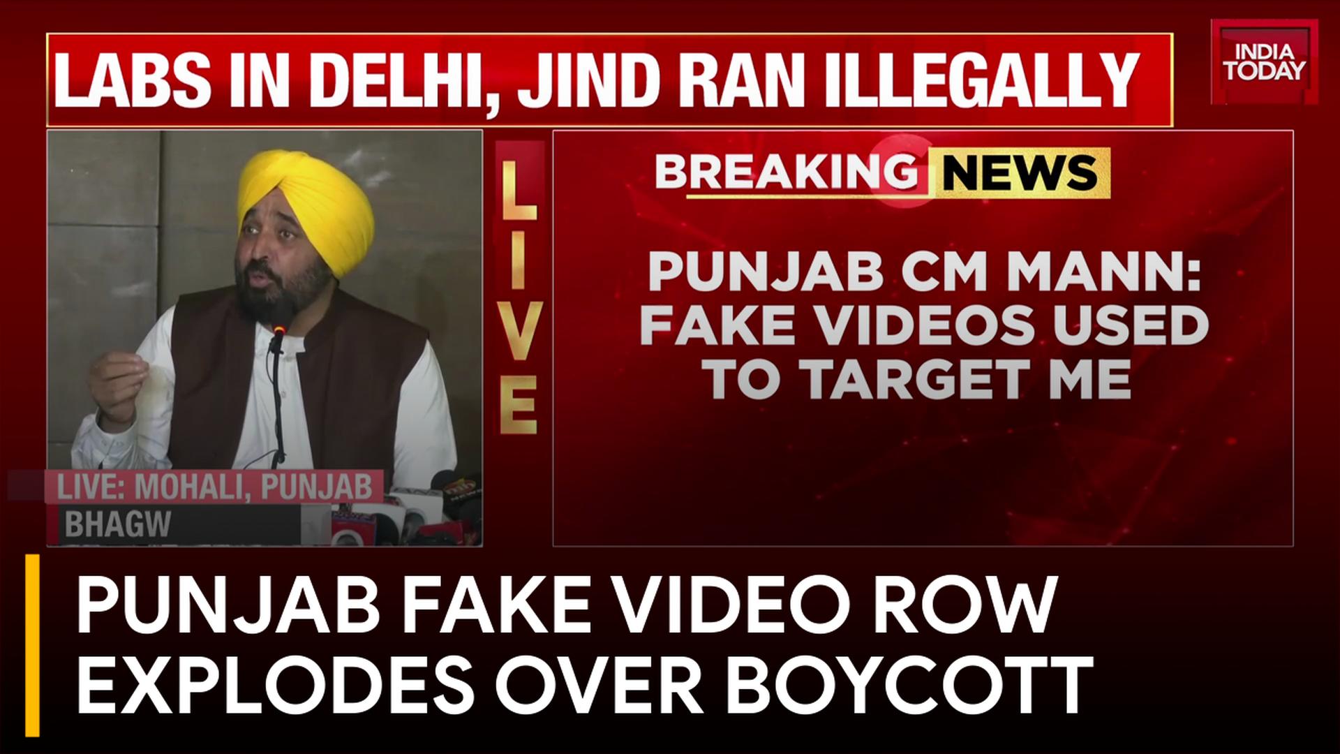 Punjab Chief Minister Bhagwant Mann says fake video being used to target him