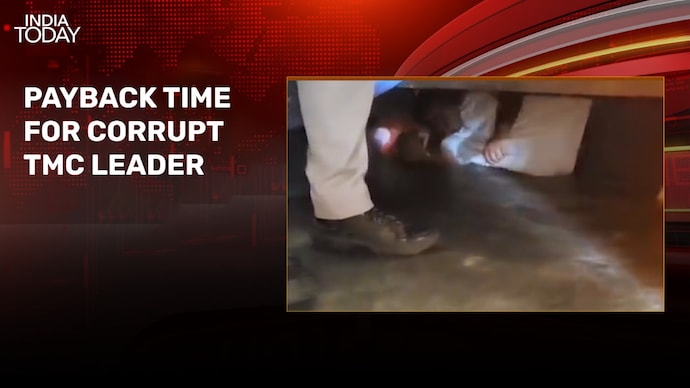 TMC leader hides under bed as angry villagers seek cut money back in Bengal