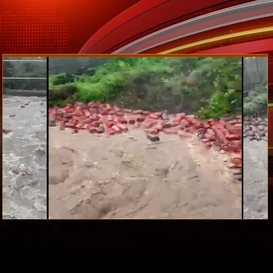 Monsoon fury: 3,000 gas cylinders swept into Patalganga river in Raigad