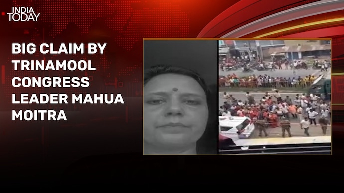 Mahua Moitra says eggs were thrown at her by BJP workers in Nadia