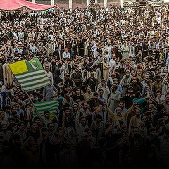 PoK protest