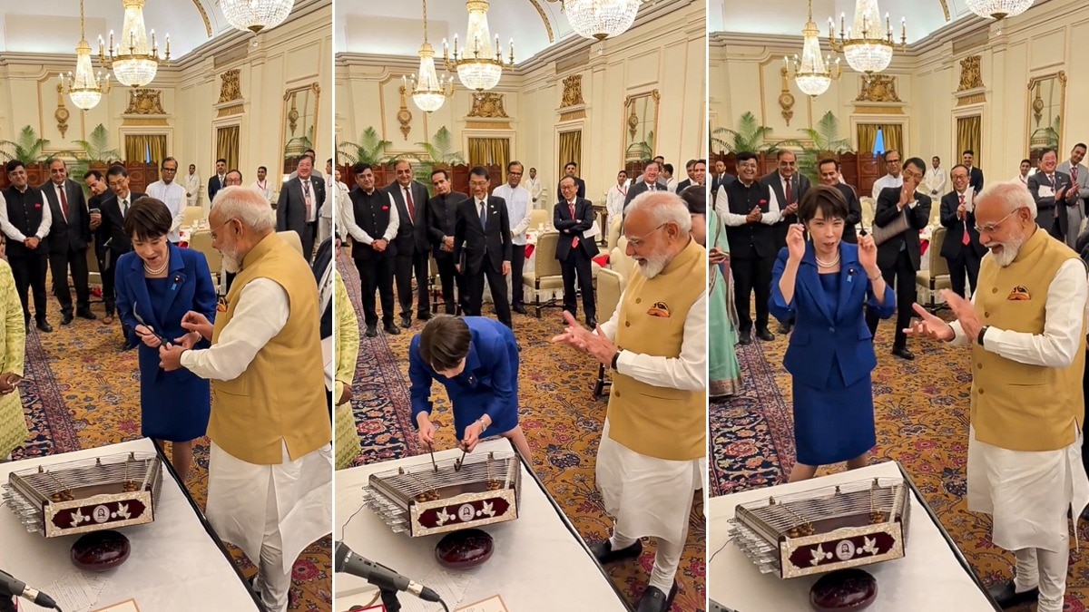 Watch: At PM Modi's request, Japanese PM plays santoor at Delhi cultural event
