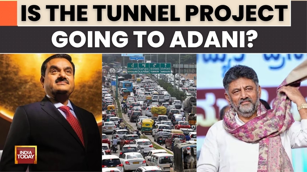 Gautam Adani Meets DK Shivakumar; Bid For Bengaluru Tunnel Road Triggers Political Row