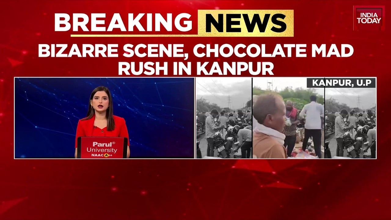 Crowds in Kanpur rush to collect expired chocolates discarded at a dumping site; viral video sparks food safety concerns