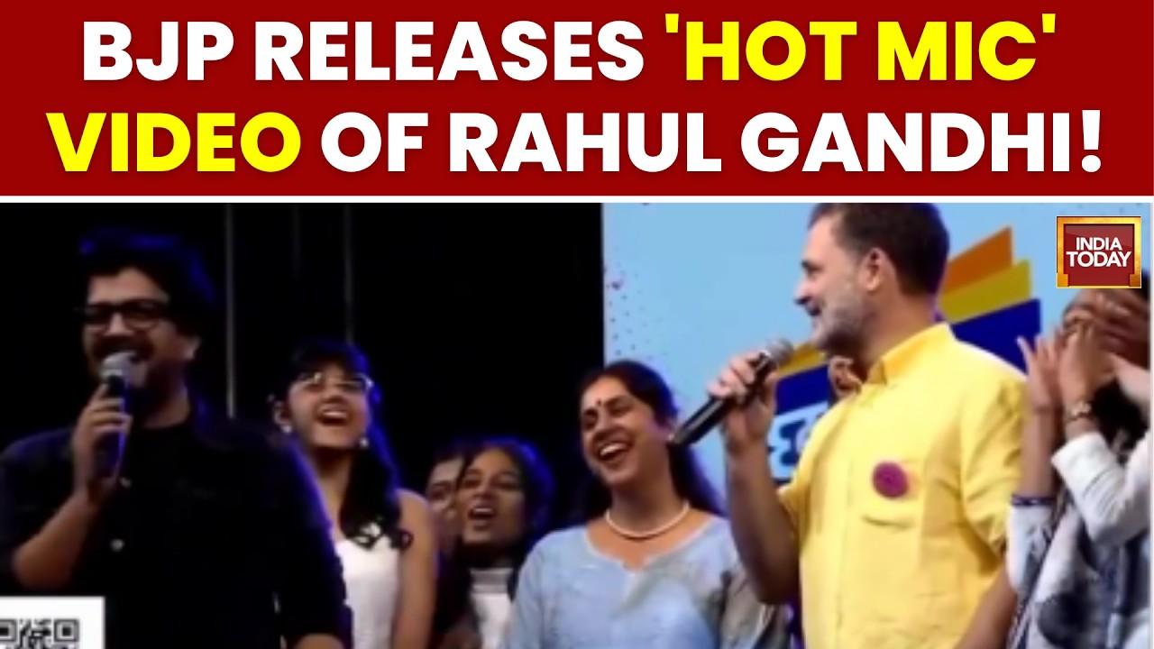 BJP Targets Rahul Gandhi Over 'Hot Mic' Video, Says 'Script Comes First' In Congress