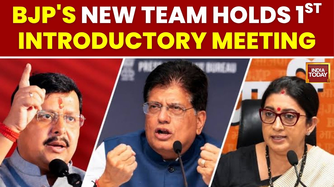 BJP's New Team Holds First Meeting; Nitin Gadkari To Chair Session On Election Strategy