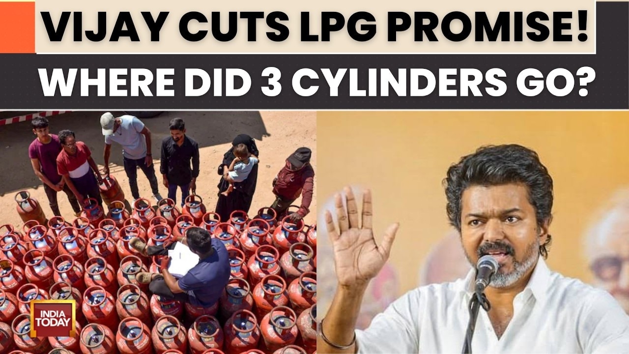 TVK Govt Cuts Free Cylinder Scheme, Drops Parandur Airport Plan; DMK Slams CM Vijay