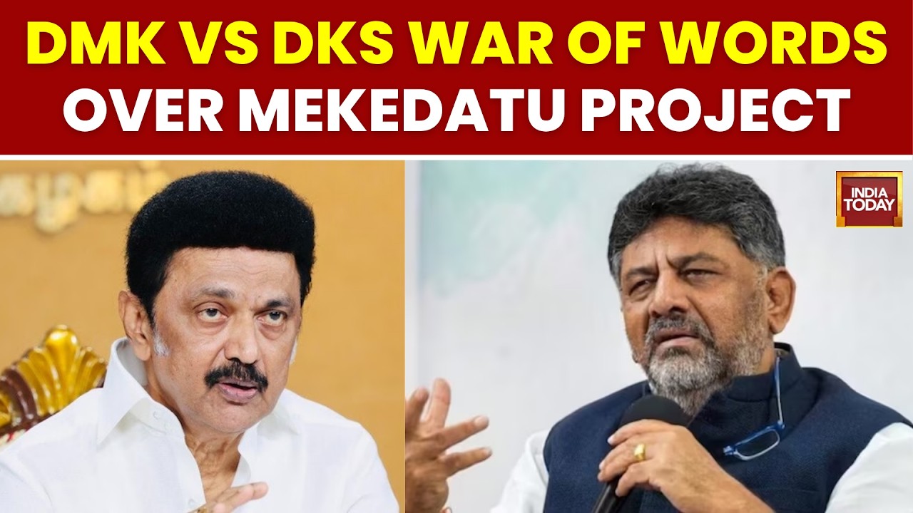 DMK Amps Up Attack Over Mekedatu Project; Karnataka Promises Water Sharing Support To Tamil Nadu – India Today DMK Amps Up Attack Over Mekedatu Project; Karnataka Promises Water Sharing Support To Tamil Nadu – India Today