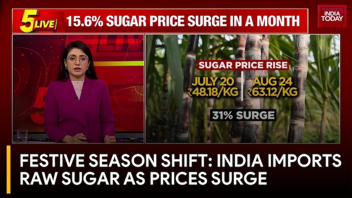 Sugar Prices Surge Ahead Of Festive Season; Imports Begin As Onion Prices Also Rise Festive Season Shift: India Imports Raw Sugar As Prices Surge
