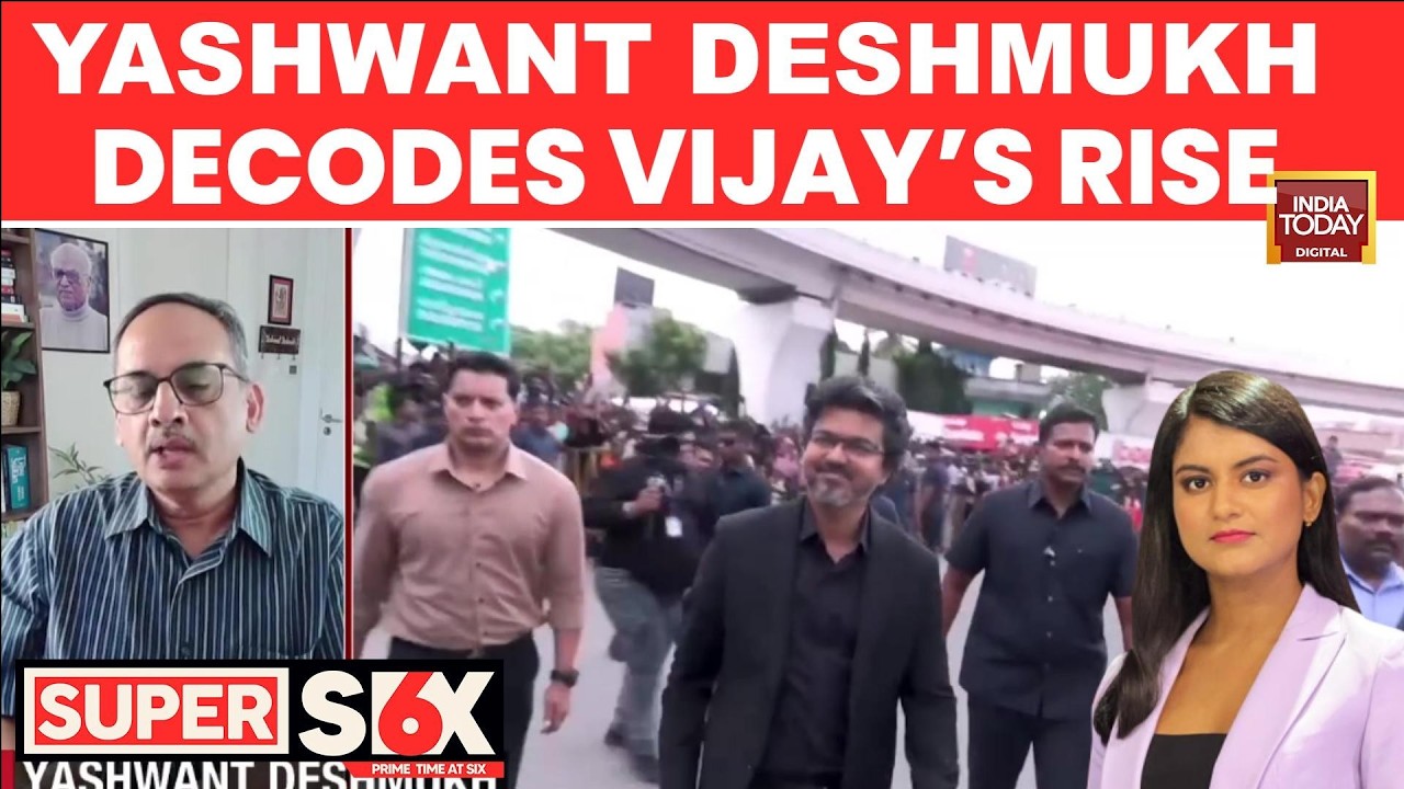 MOTN Poll: Vijay's Rapid Rise Sparks Buzz, C-Voter Founder Yashwant Deshmukh Decodes Numbers