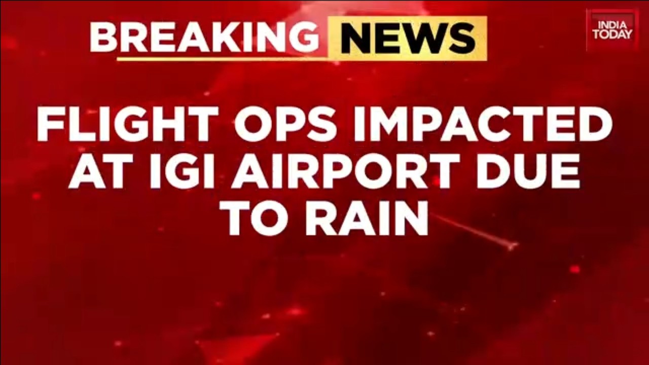 Heavy Rain Disrupts Delhi NCR: 15 Flights Diverted, Over 200 Delayed At IGI Airport